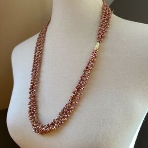 Antique Pink Pikake Necklace